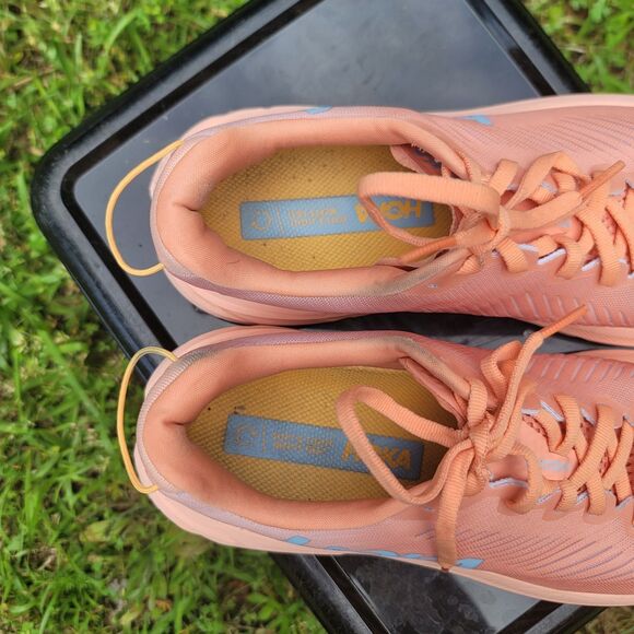 Hoka Rincon 3 Orange/Blue Running Shoes Womens Size 8B - Picture 11 of 14